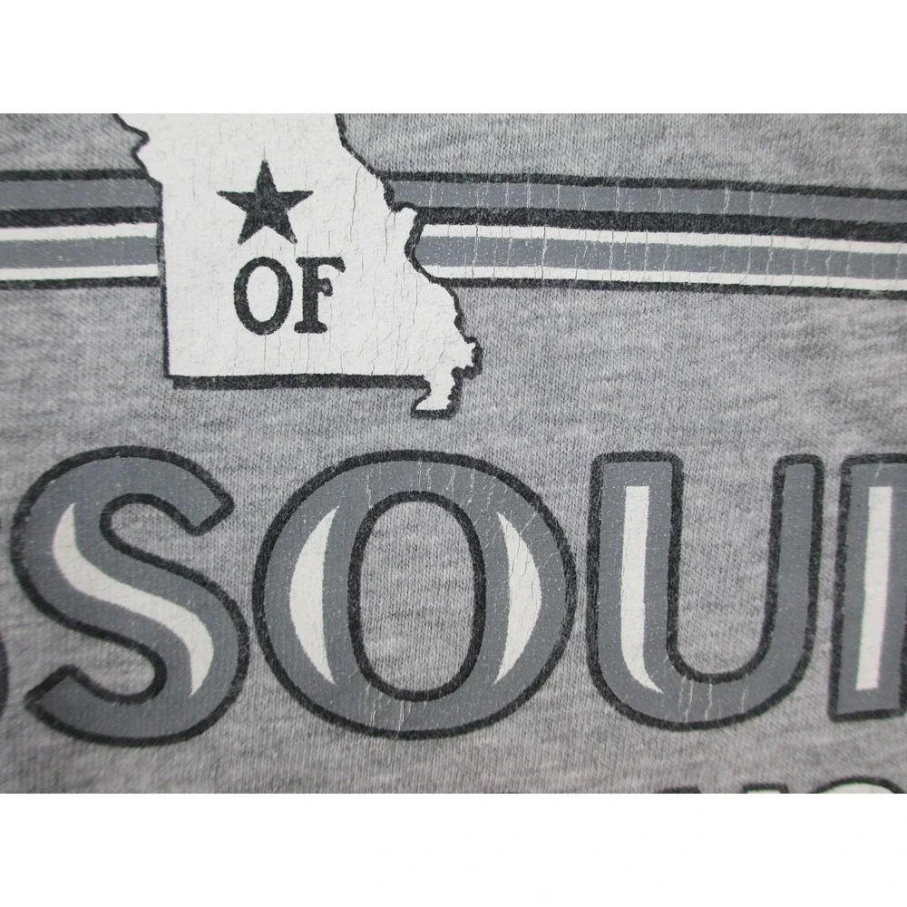 VINTAGE Harley Davidson Shirt Mens Extra Large Gray Road King Missouri 90s*